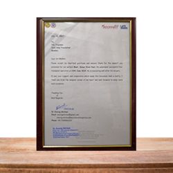 Appreciation Letter from Wockhardt Paediatric & Congenital Heart Centre