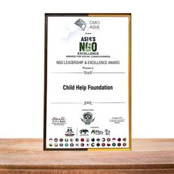 Asia NGO’s Excellence Awards for Social Consciousness - NGO Leadership & Excellence Award