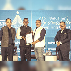 Scroll of Honour for the Best NGO for Healthcare by Navabharat Group